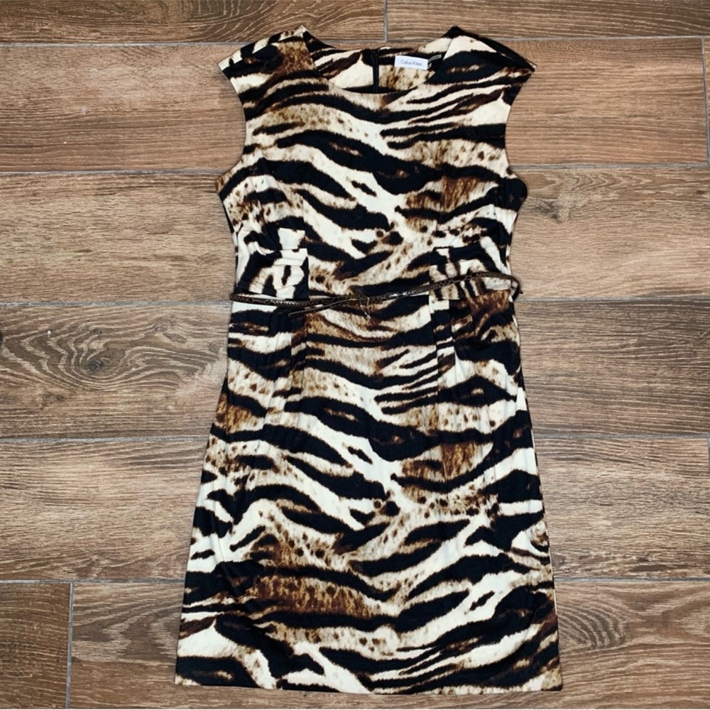Tiger Stripe Dress | Calvin Klein